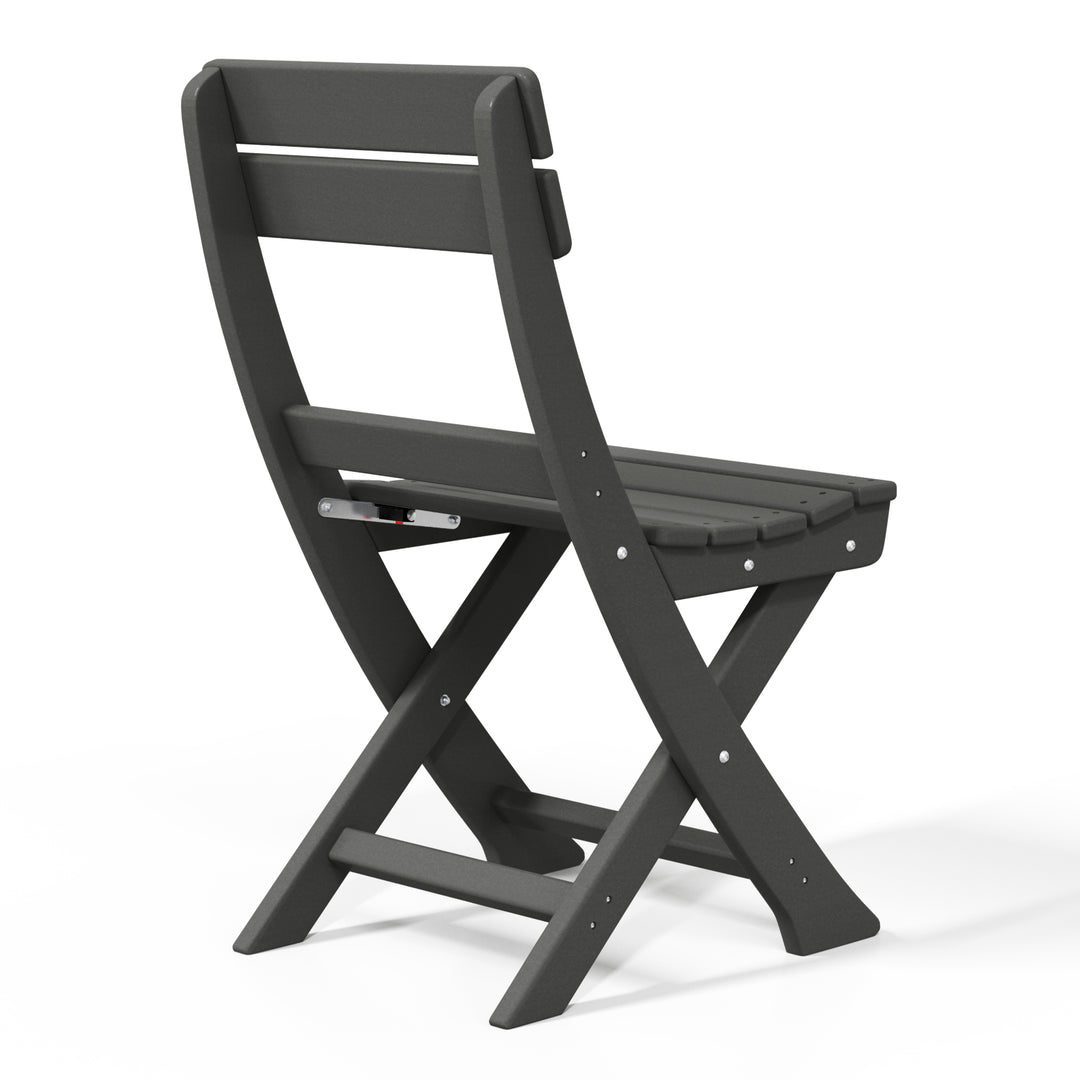 Malibu HDPE Outdoor Patio Modern Folding Dining Chair
