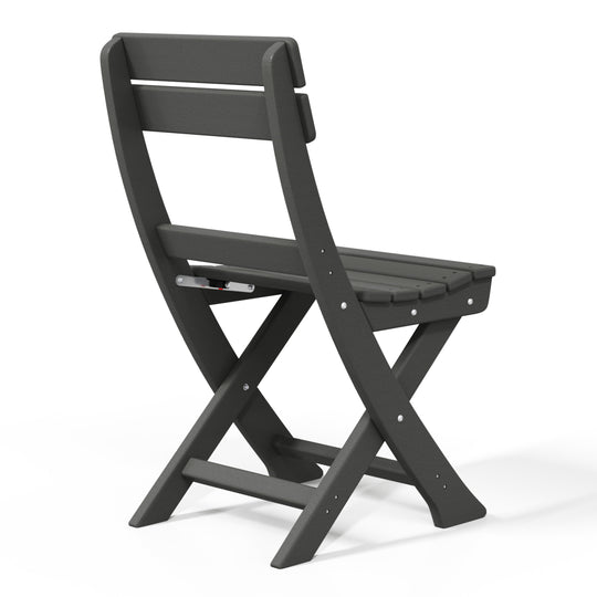 Malibu HDPE Outdoor Patio Modern Folding Dining Chair