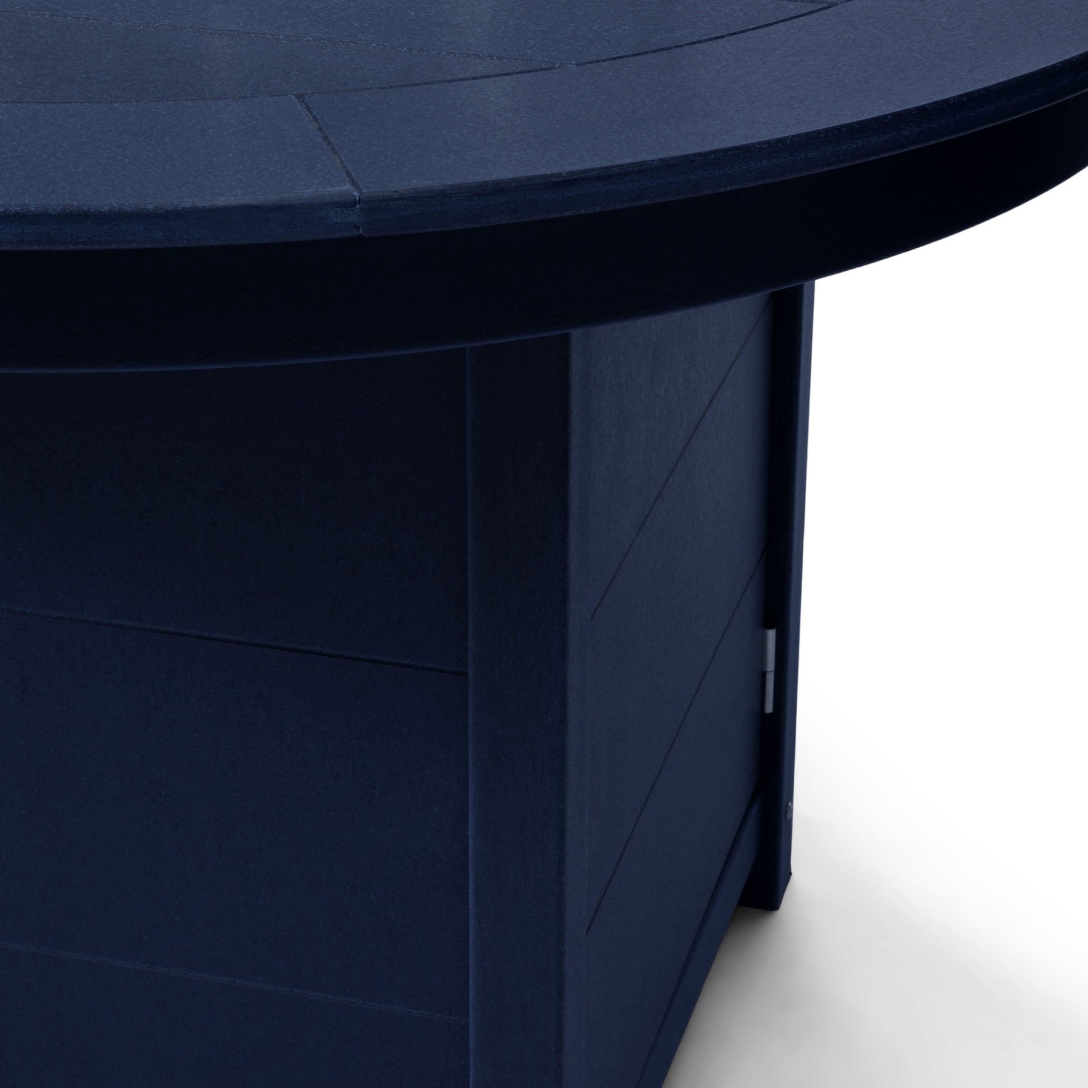 Helios 47" Modern Outdoor Patio Propane Gas Round Fire Pit Table
