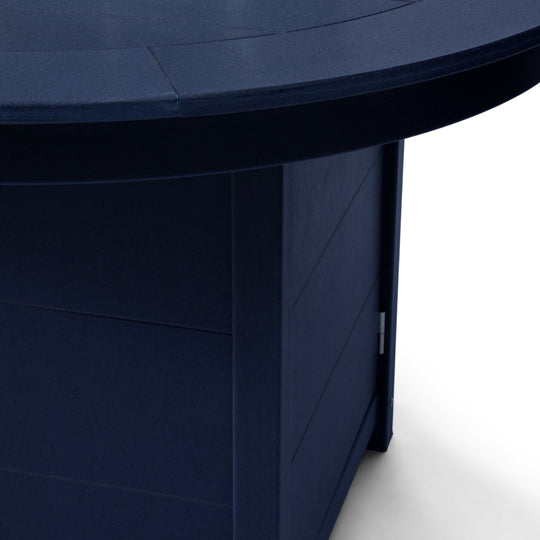 Helios 47" Modern Outdoor Patio Propane Gas Round Fire Pit Table