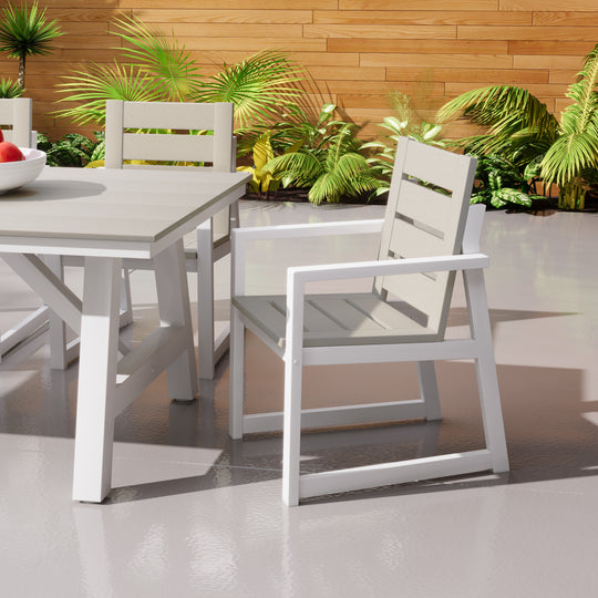 Cape May HDPE Outdoor Patio Dining Arm Chair