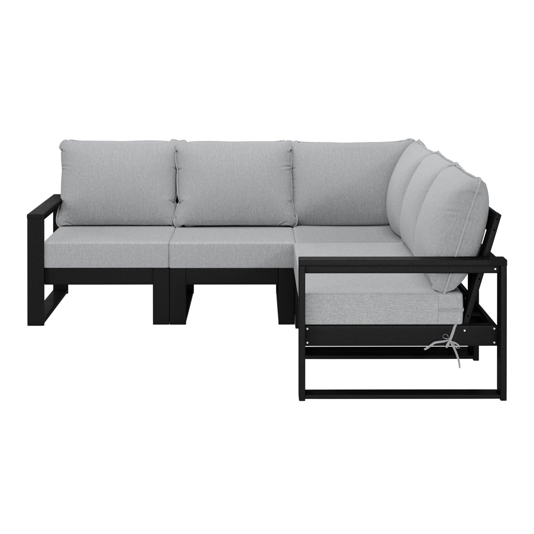 Montara 5-Piece Outdoor Patio Corner Sectional Sofa Conversation Set