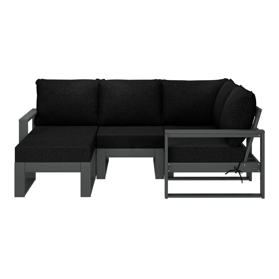 Montara 5-piece Outdoor Sectional Modular Patio Furniture Sofa Set