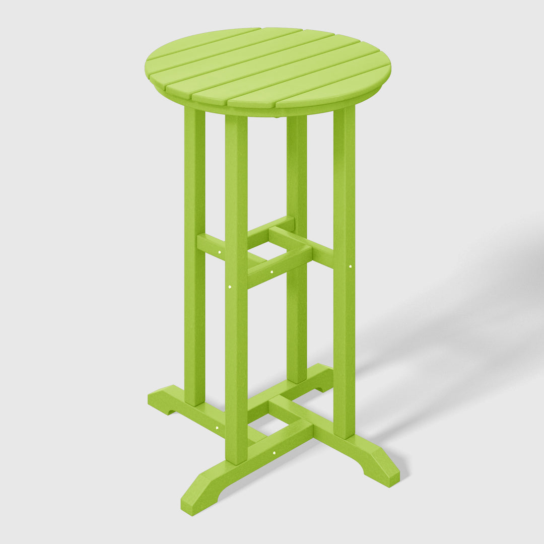 Malibu 37" Counter Height Round Outdoor Patio Bistro Bar Table