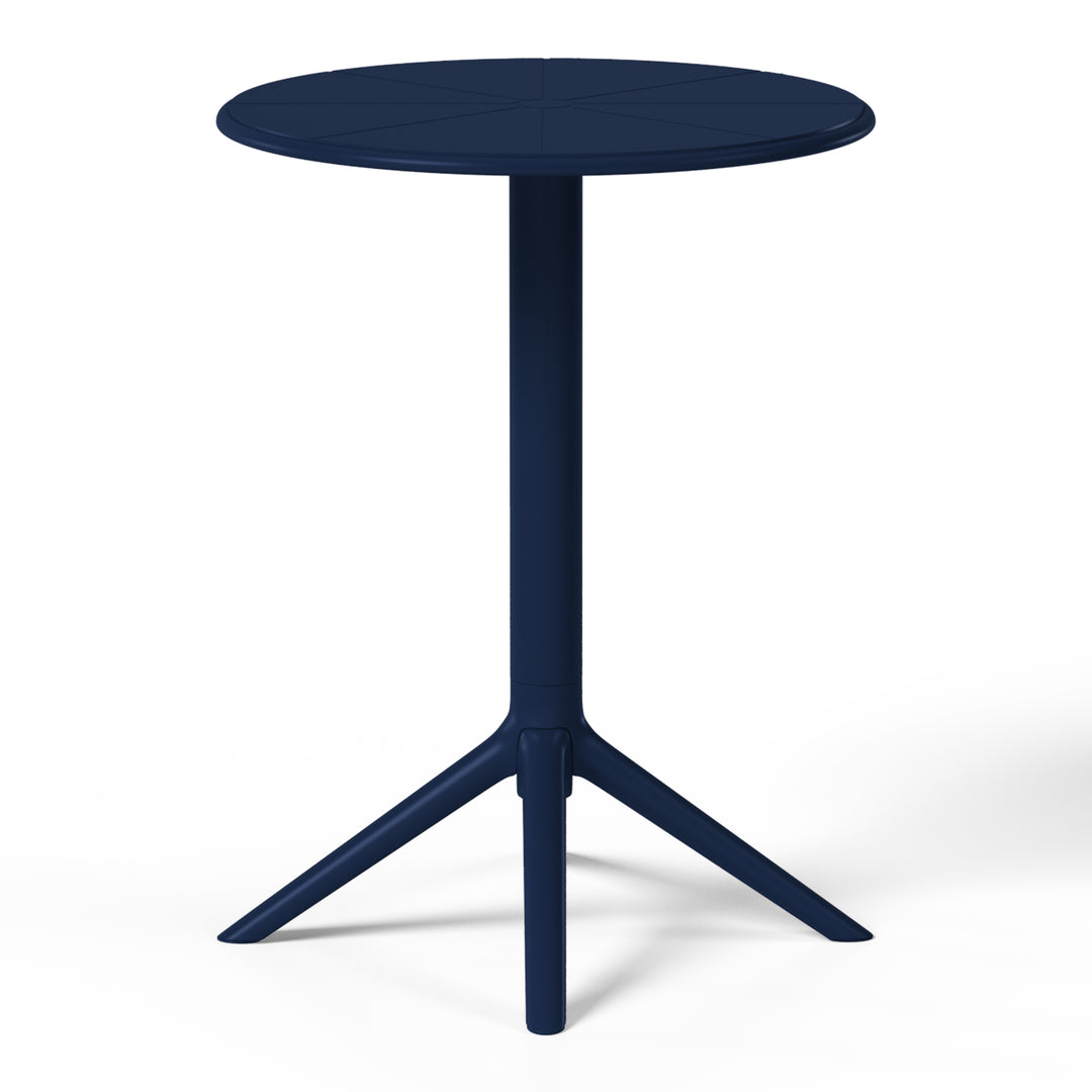 Playa 3-Piece Outdoor Resin Patio Bistro Set with Stackable Patio Dining Chairs