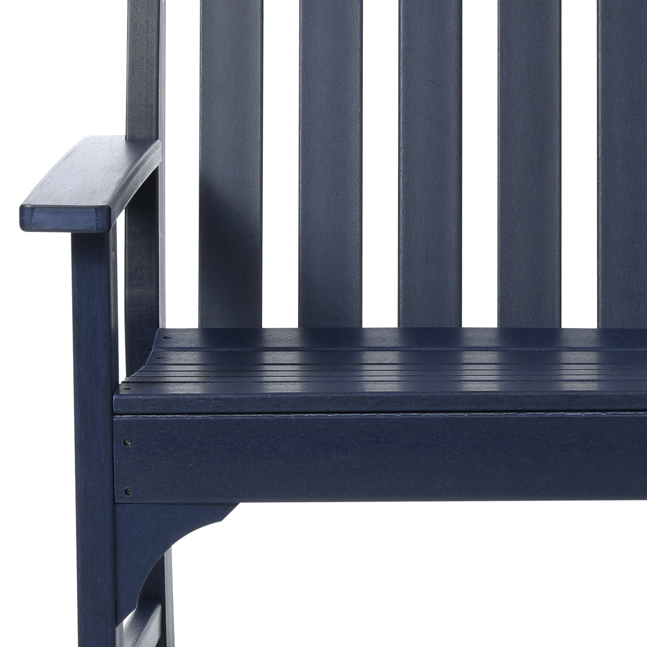 Malibu 5-Piece HDPE Outdoor Patio Furniture Couch and Rocking Chair Set