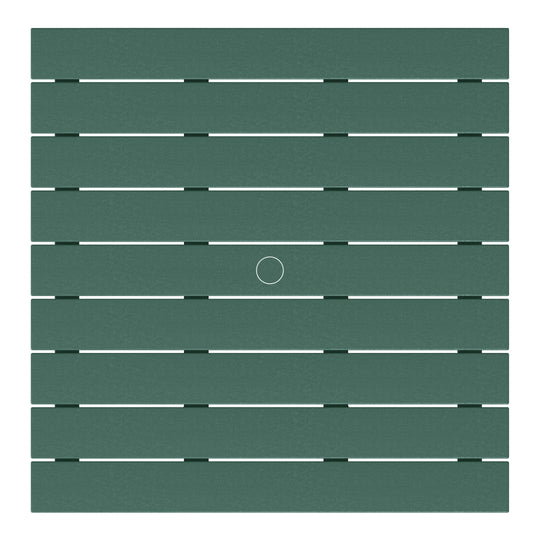 Malibu Kids Outdoor Patio Furniture HDPE 30" Wide Square Dining Table