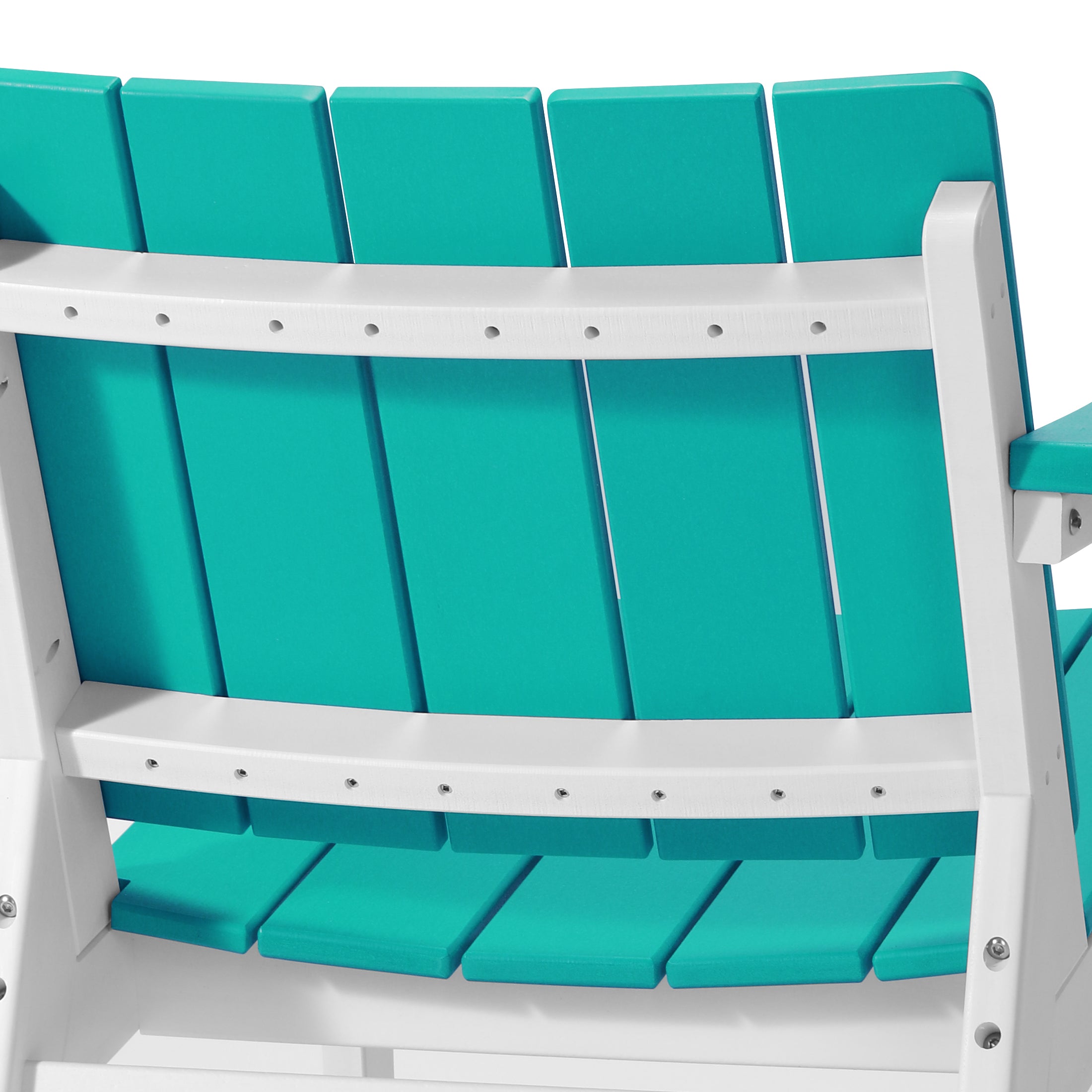 Pacifica 3-Piece Outdoor HDPE Conversation Set with Deep Seating Chairs and Round Side Table