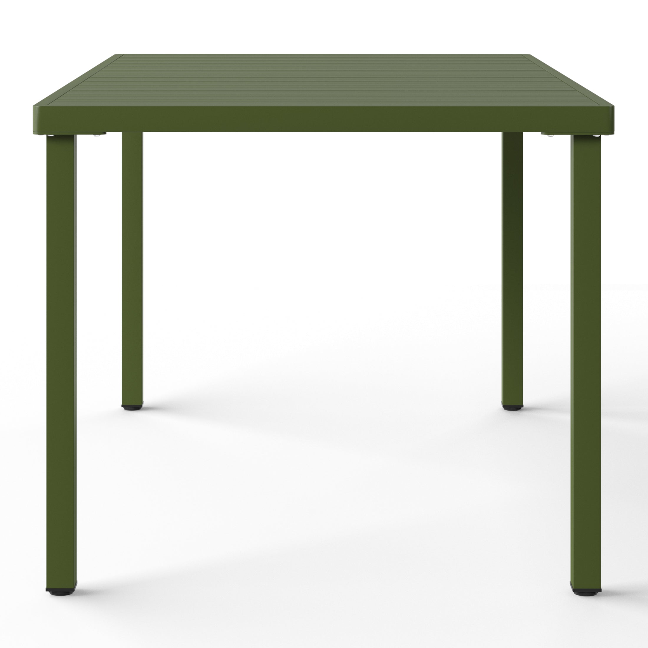Playa 7-Piece Outdoor Patio Dining Table Set With Stackable Patio Chairs