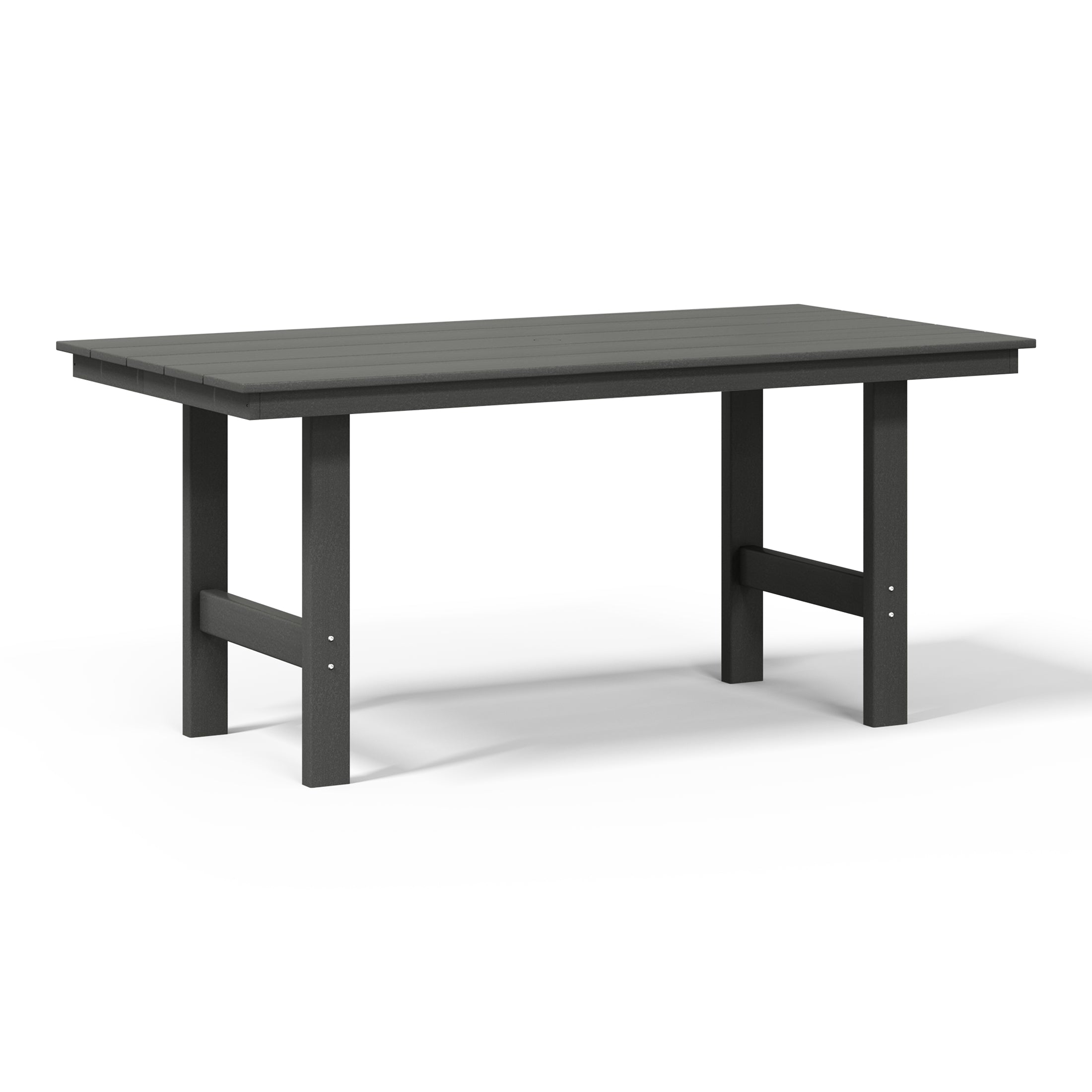 Ashore 6-Piece Outdoor HDPE Patio Dining Table Set with Bench