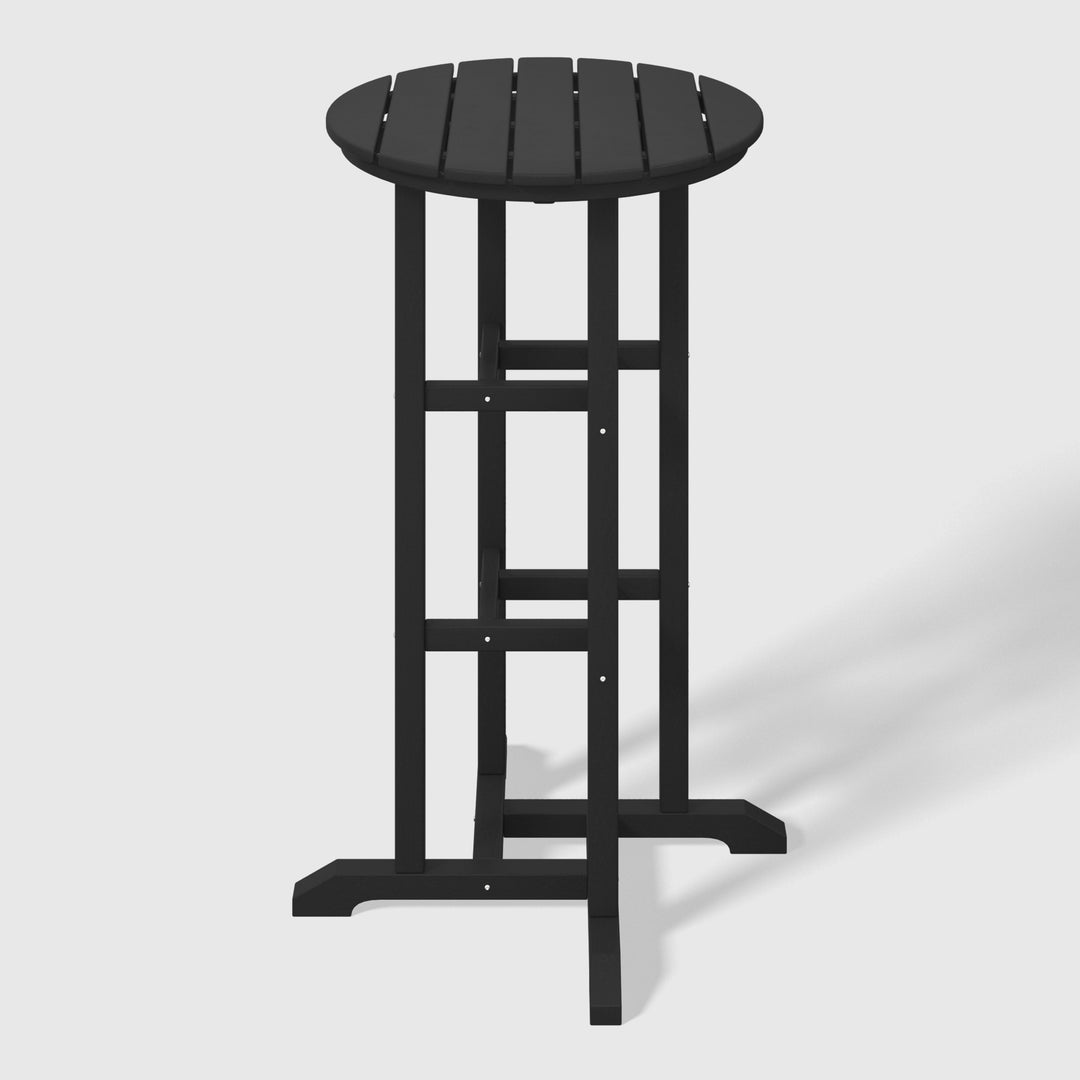 Malibu Outdoor Patio Bar Height Table and Bar Stool 4-Piece Dining Set