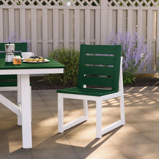 Cape May HDPE Outdoor Patio Dining Side Chair