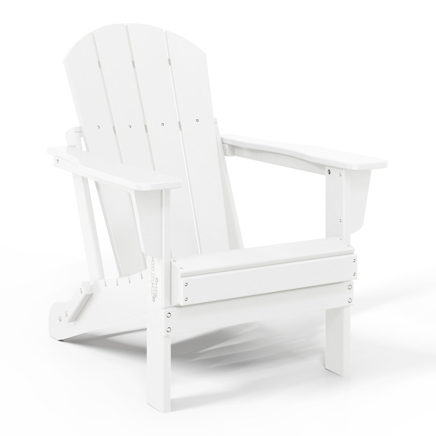 Malibu HDPE Outdoor Patio Folding Poly Adirondack Chair