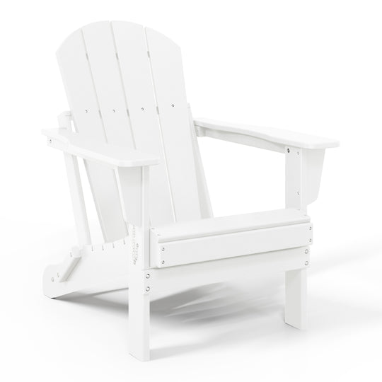 Malibu Westintrends 2 piece set outdoor folding Poly Adirondack chair