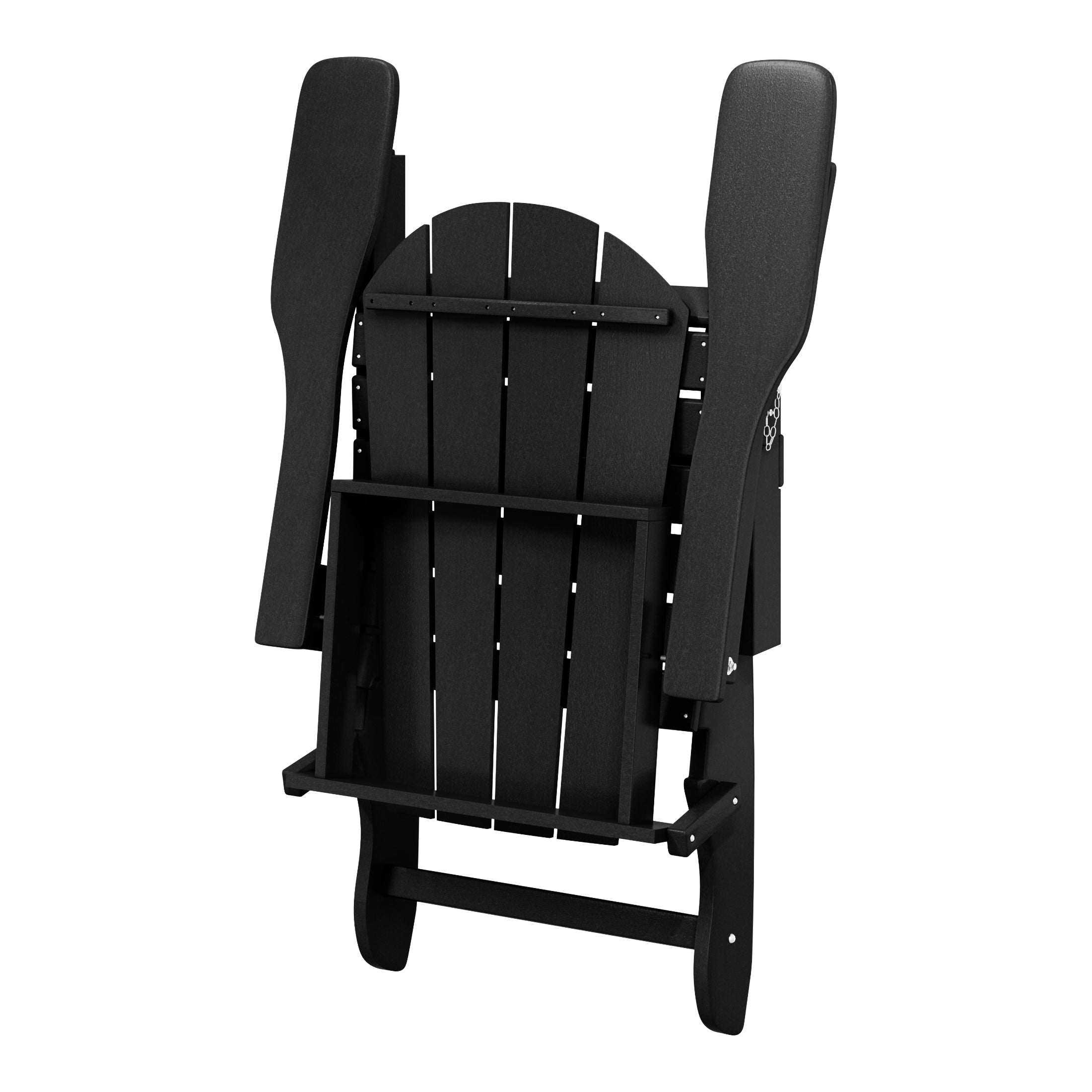 Malibu outdoor folding Poly Adirondack chair (Set of 2)