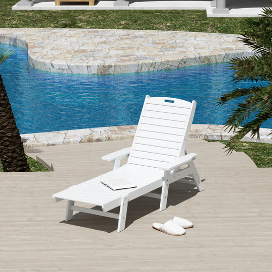 Malibu Poly Reclining Chaise Lounge