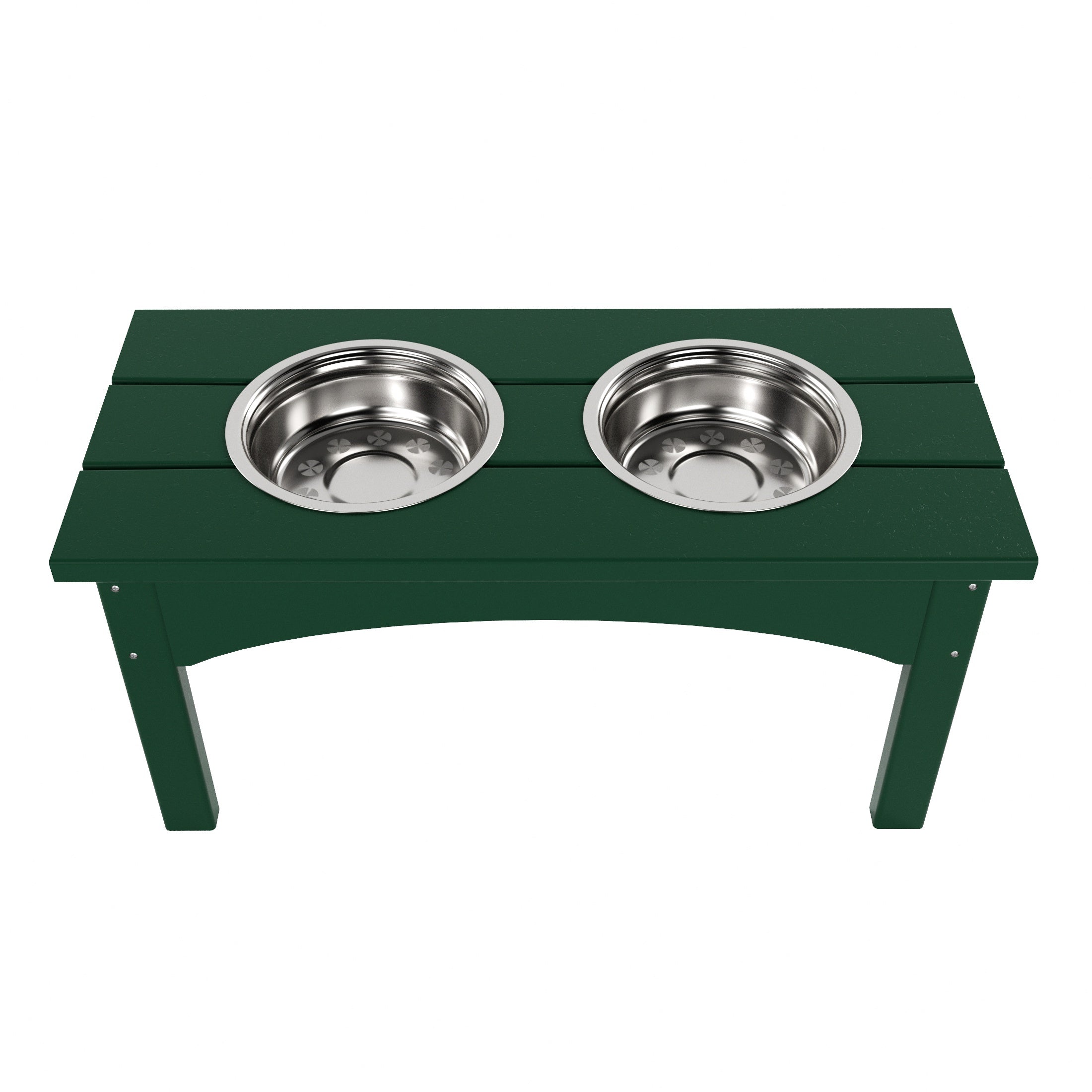 Malibu HDPE Weather Resistant Elevated Pet Feeder