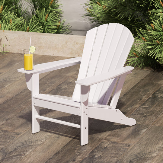 Dylan HDPE Outdoor Patio Adirondack Chair