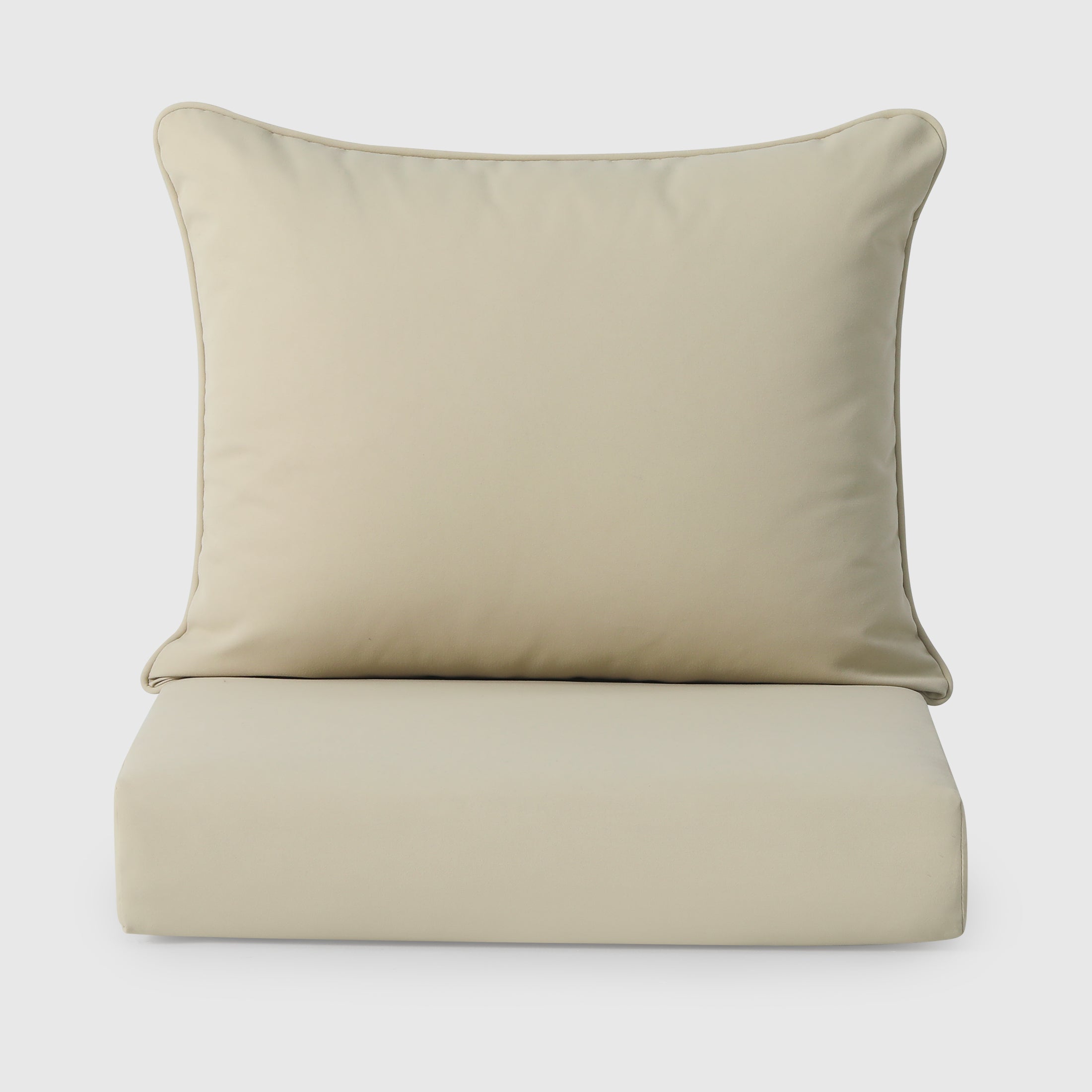 Avalon Outdoor 6-Piece Modular Sectional Patio Furniture Sofa Set in White Frame