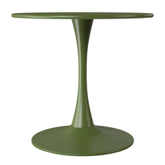 Playa 31.5" Round Outdoor Indoor Metal Cocktail Dining Table