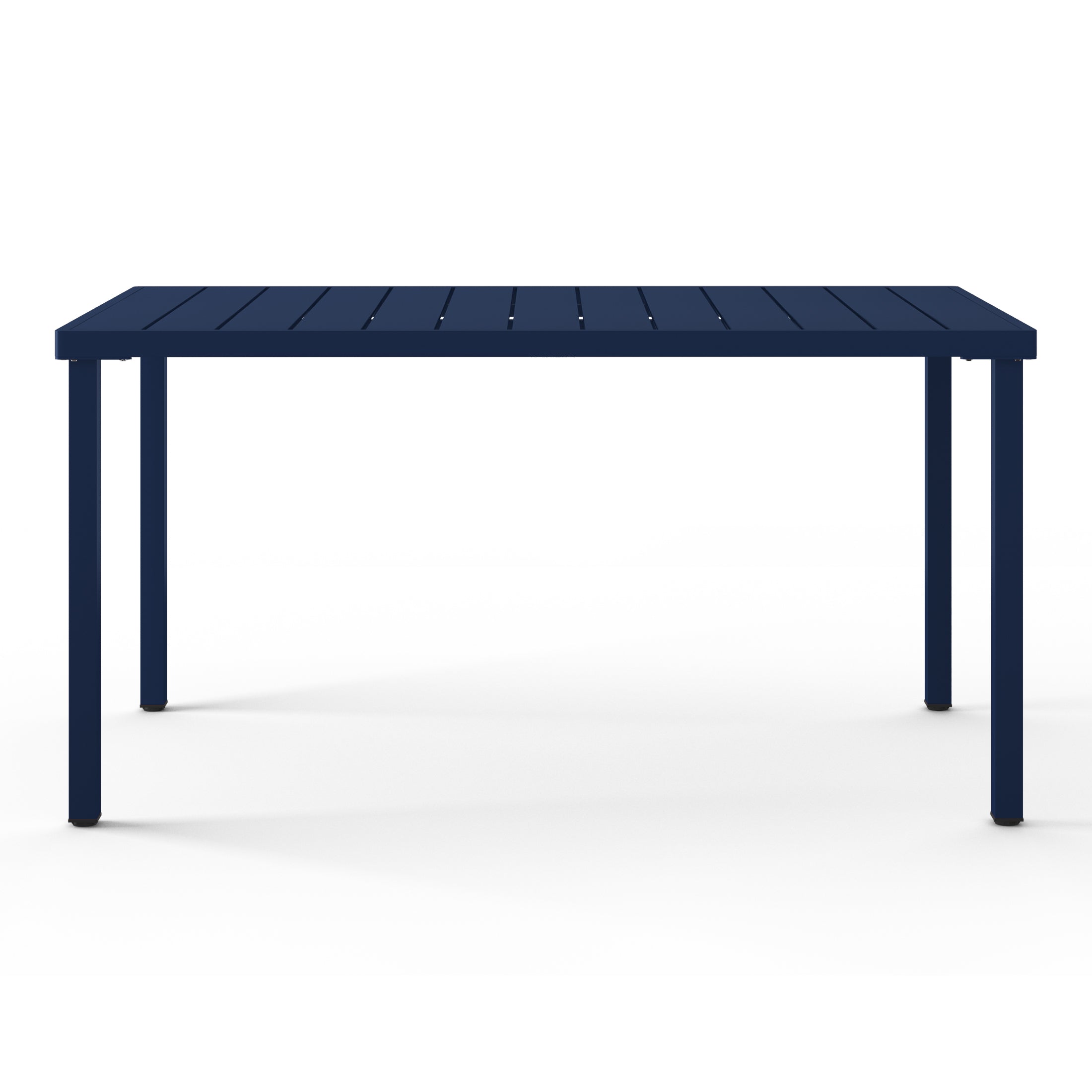 Playa 59" Iron Metal Outdoor Rectangular Patio Dining Table For 6