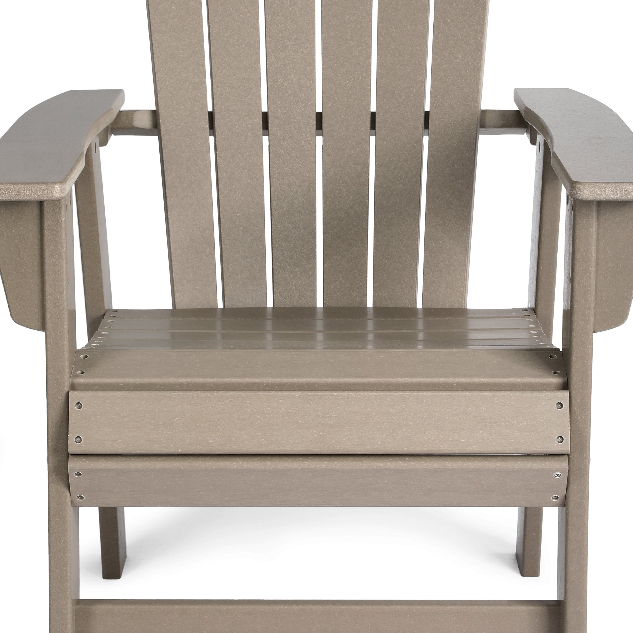 Dylan Outdoor Modern HDPE Adirondack Patio Dining Chairs (Set of 2)