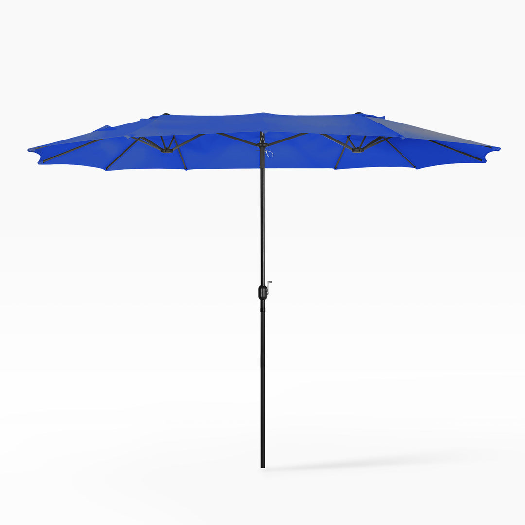 Aiden Twin 15 x 9 ft. retangular shape Market / Outdoor dining table umbrella