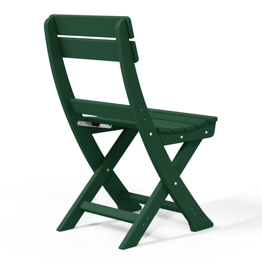 Malibu HDPE Outdoor Patio Modern Folding Dining Chair