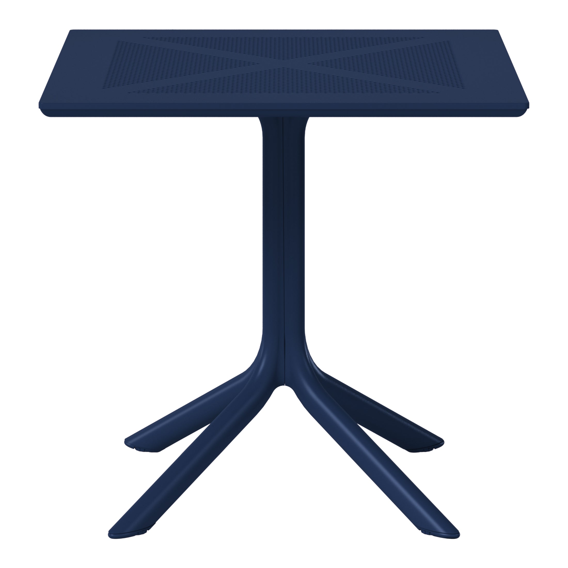 Playa 31.5" Square Plastic Outdoor Patio Dining Table for 4