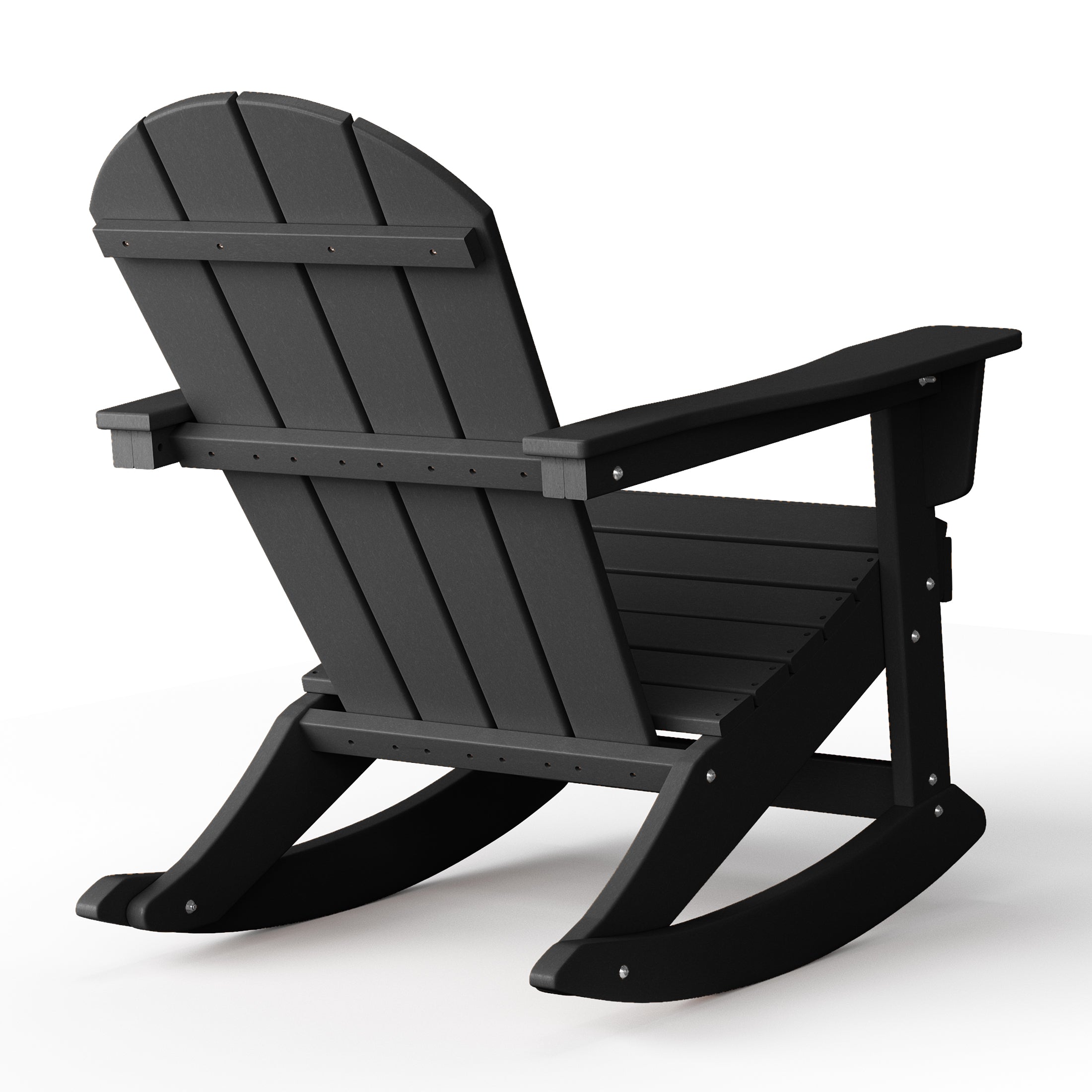 Malibu 2 piece set Outdoor / Patio Poly Adirondack rocking chairs ( Set of 2 )