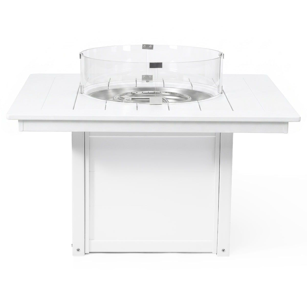 Helios 42" Modern Outdoor Patio Propane Square Fire Pit Table