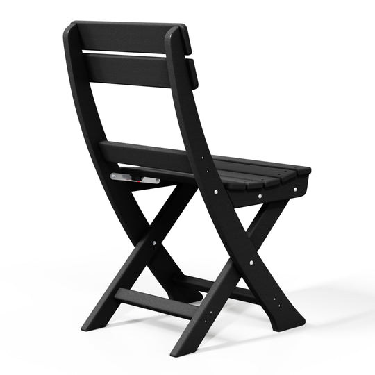 Malibu HDPE Outdoor Patio Modern Folding Dining Chair