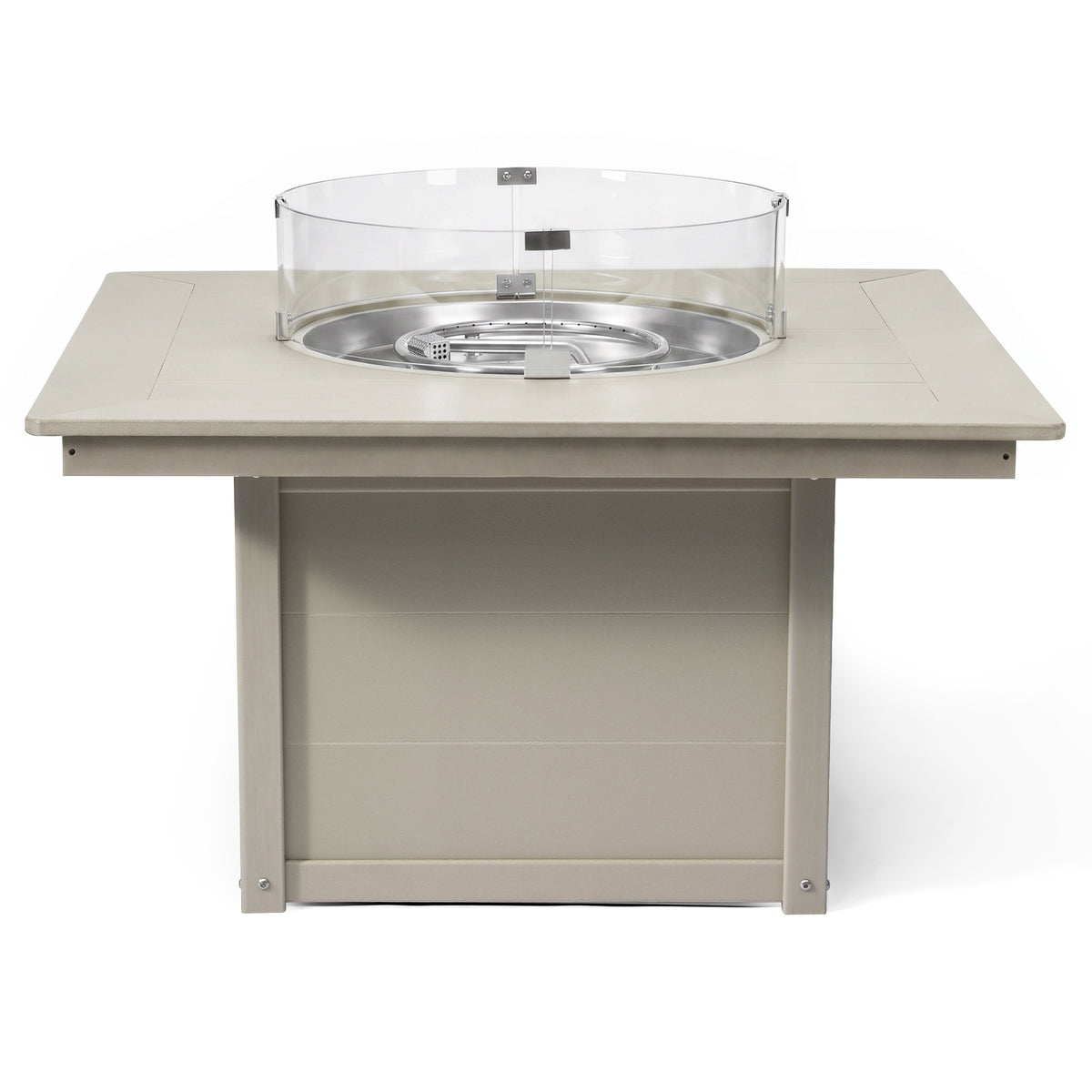 Helios 42" Modern Outdoor Patio Propane Square Fire Pit Table