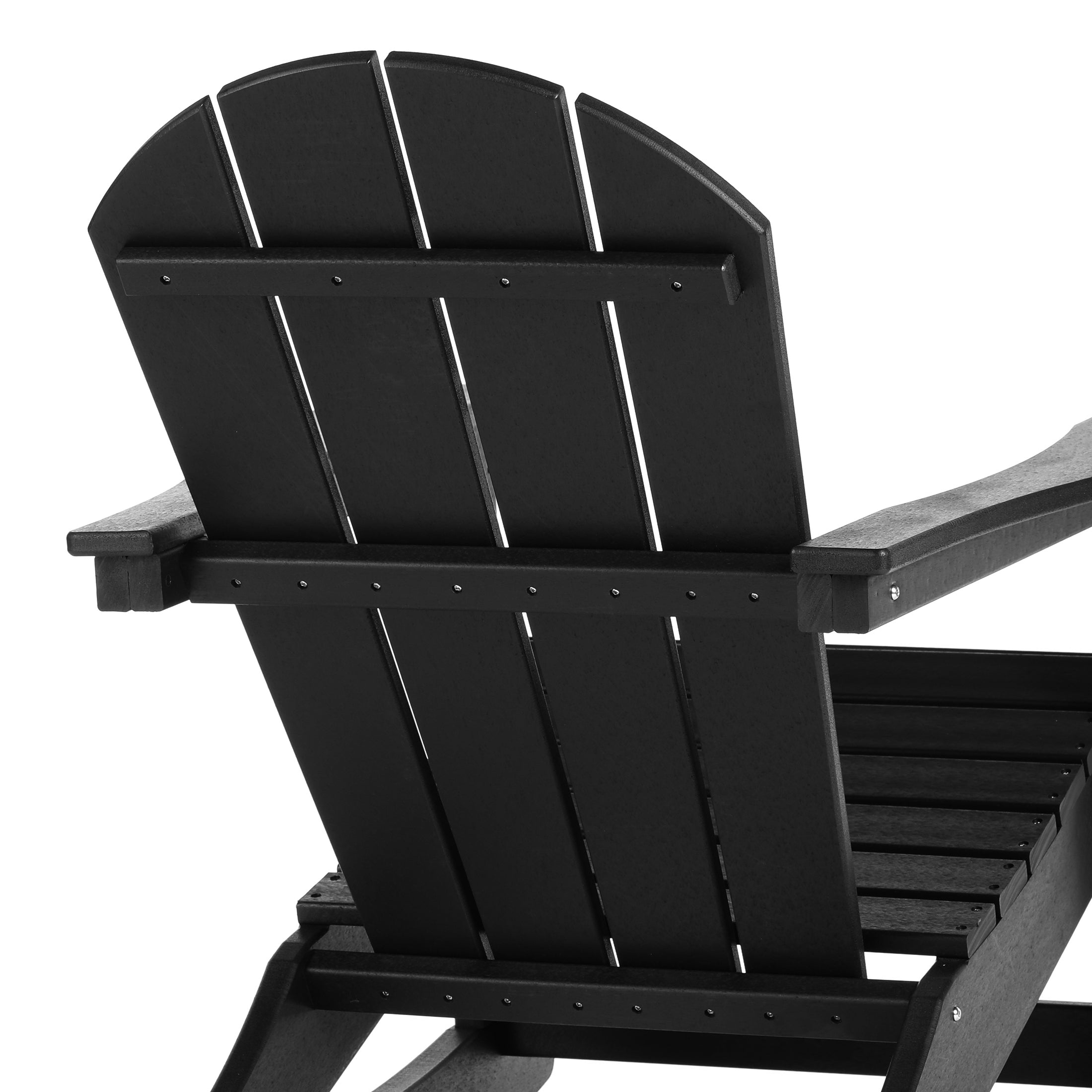Malibu 3-Piece set Outdoor / Patio Poly Adirondack rocking chairs with a side table ( 2 seater )