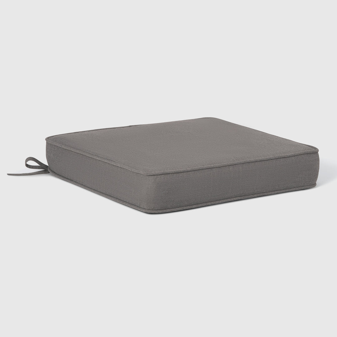 Solace Outdoor Patio Furniture Seat Chair Square Cushions with Piping. Set of 2, 20" x 19"