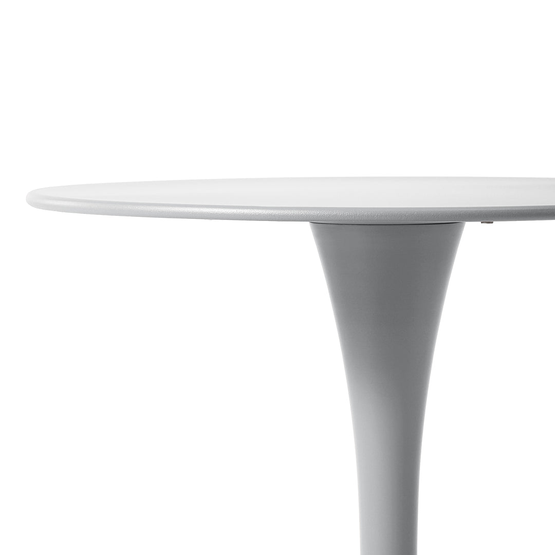 Playa 23.5" Round Outdoor Indoor Metal Cocktail Dining Table