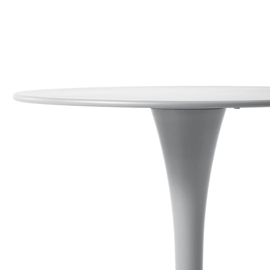 Playa 23.5" Round Outdoor Indoor Metal Cocktail Dining Table
