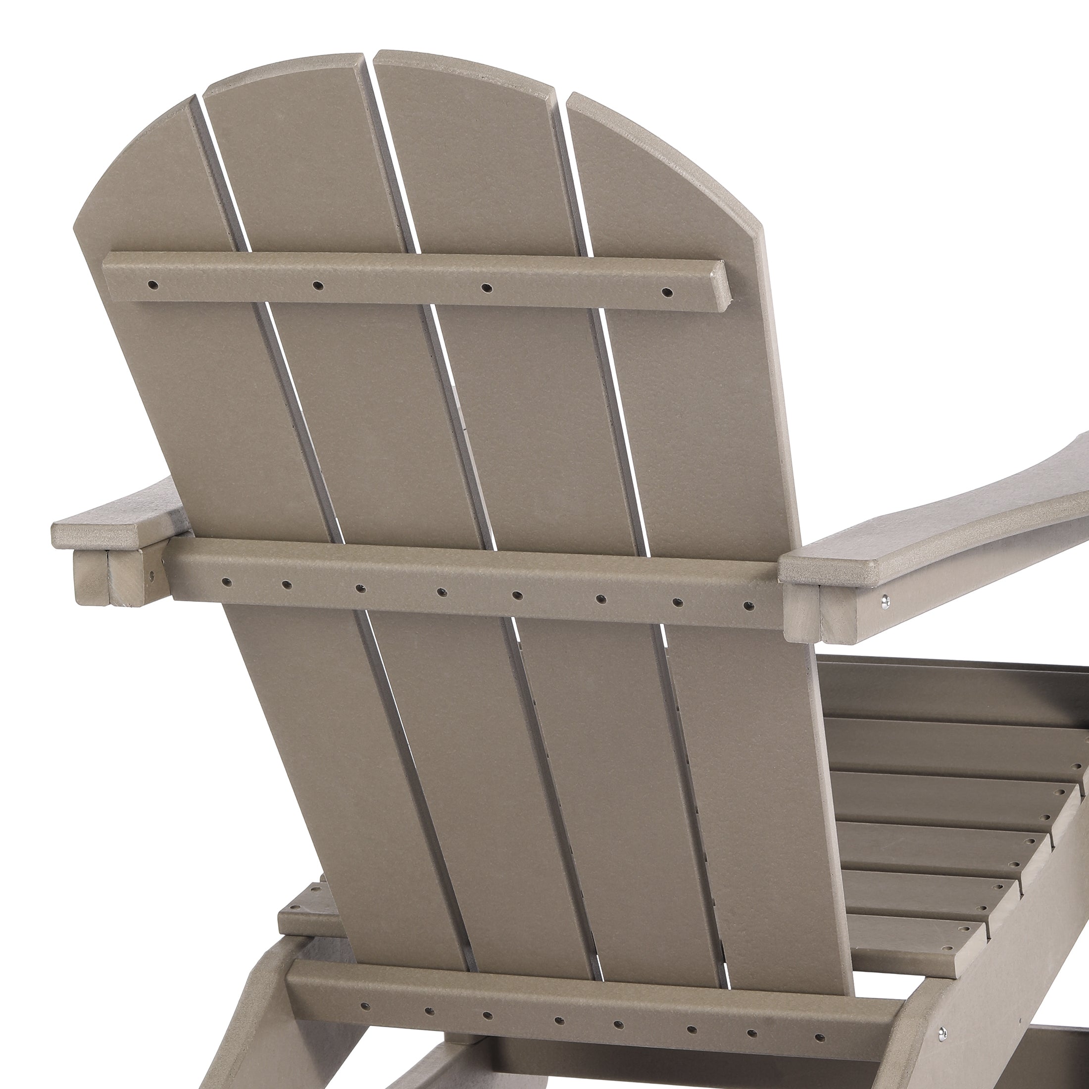 Malibu 3-Piece set Outdoor / Patio Poly Adirondack rocking chairs with a side table ( 2 seater )
