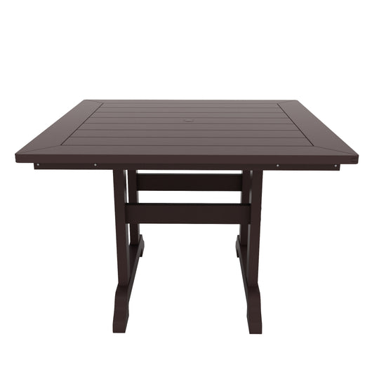 Malibu 43" Outdoor Patio Square Dining Table