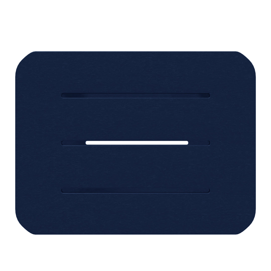 Aruba 2-Tier Outdoor HDPE Modern Adirondack Square Patio Side Table