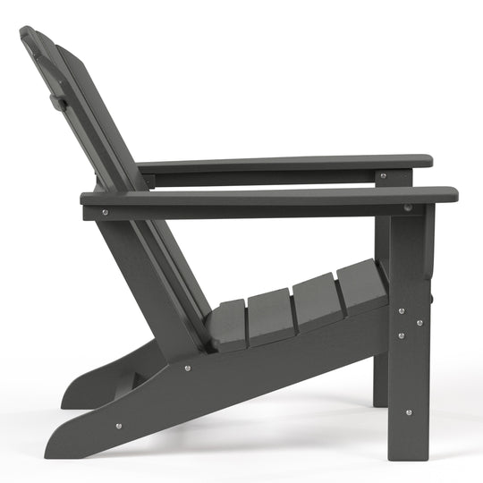 Dylan Outdoor Adirondack Chair With Ottoman And Side Table 3-Piece Set