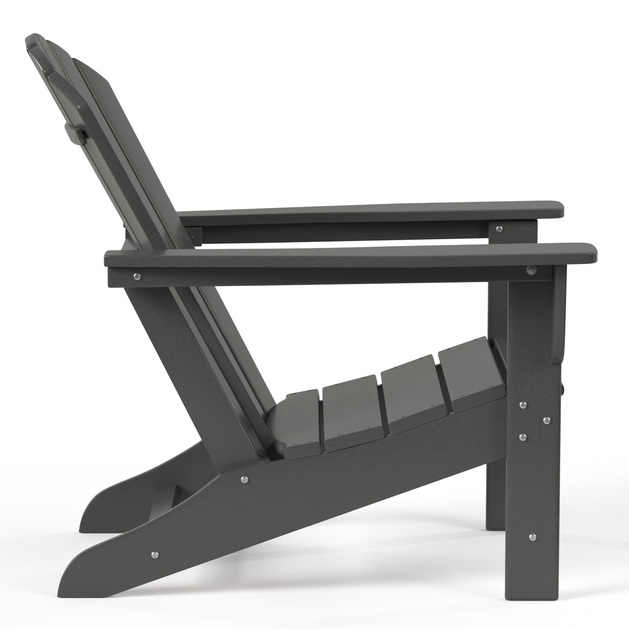 Dylan Outdoor Adirondack Chair With Ottoman And Side Table 5-Piece Set