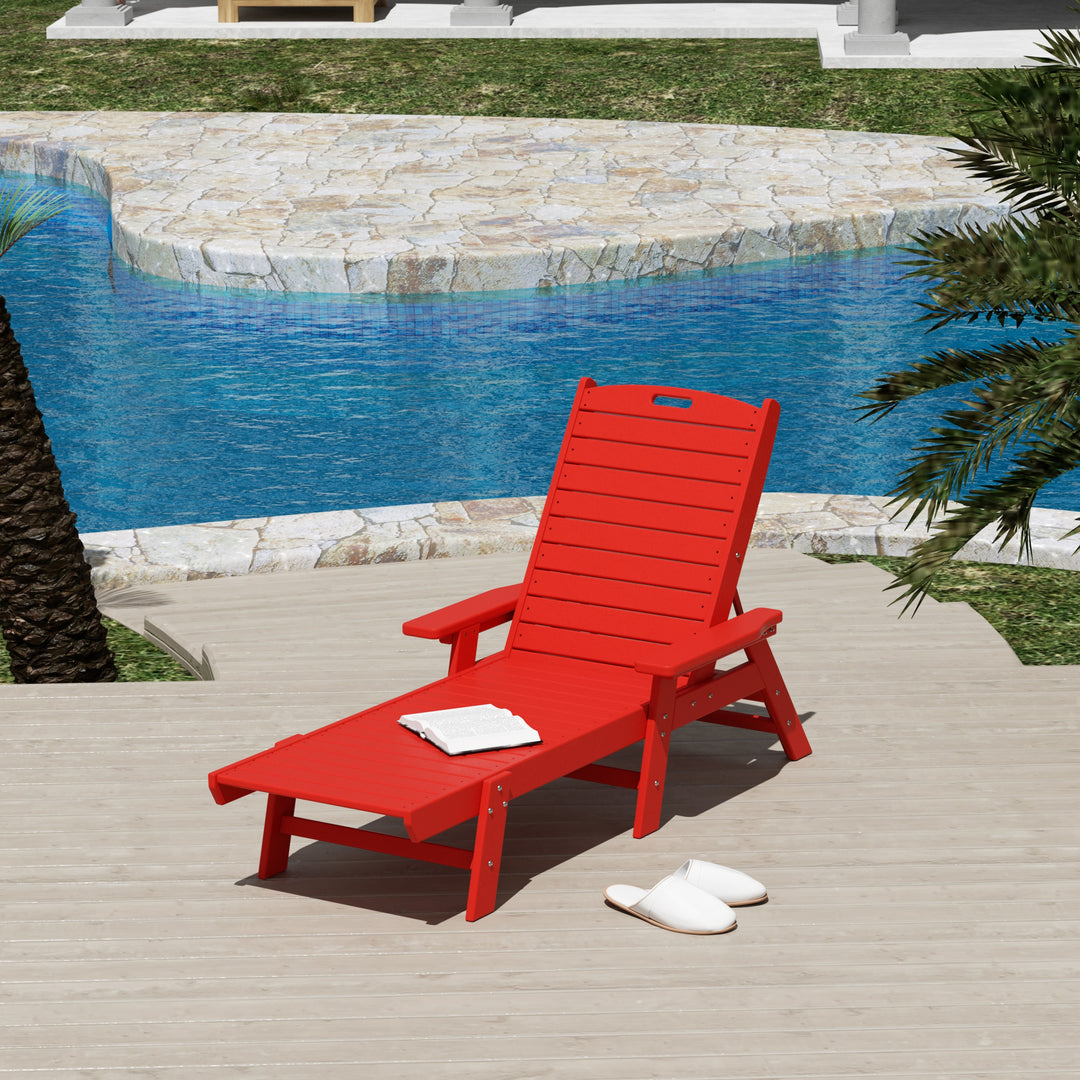 Malibu Poly Reclining Chaise Lounge