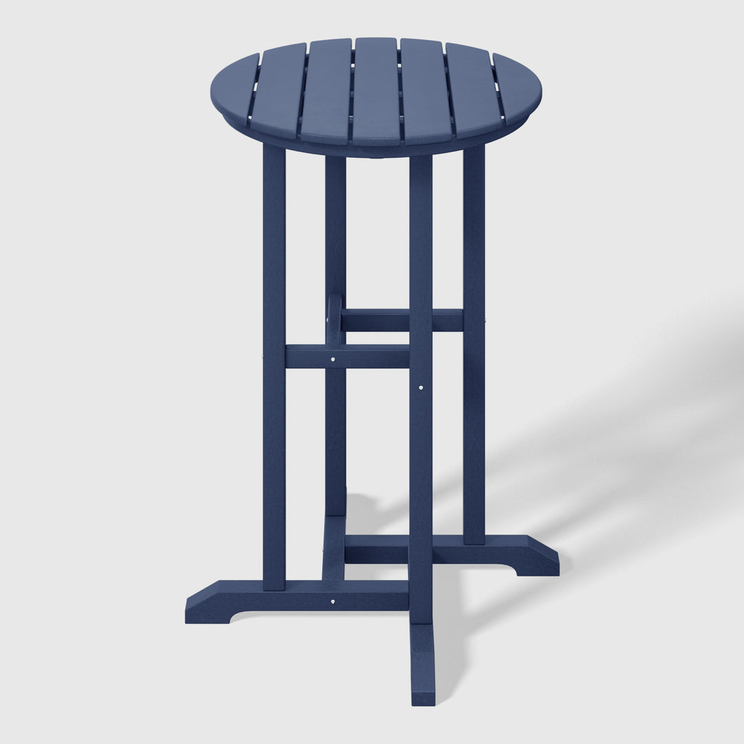 Malibu 37" Counter Height Round Outdoor Patio Bistro Bar Table