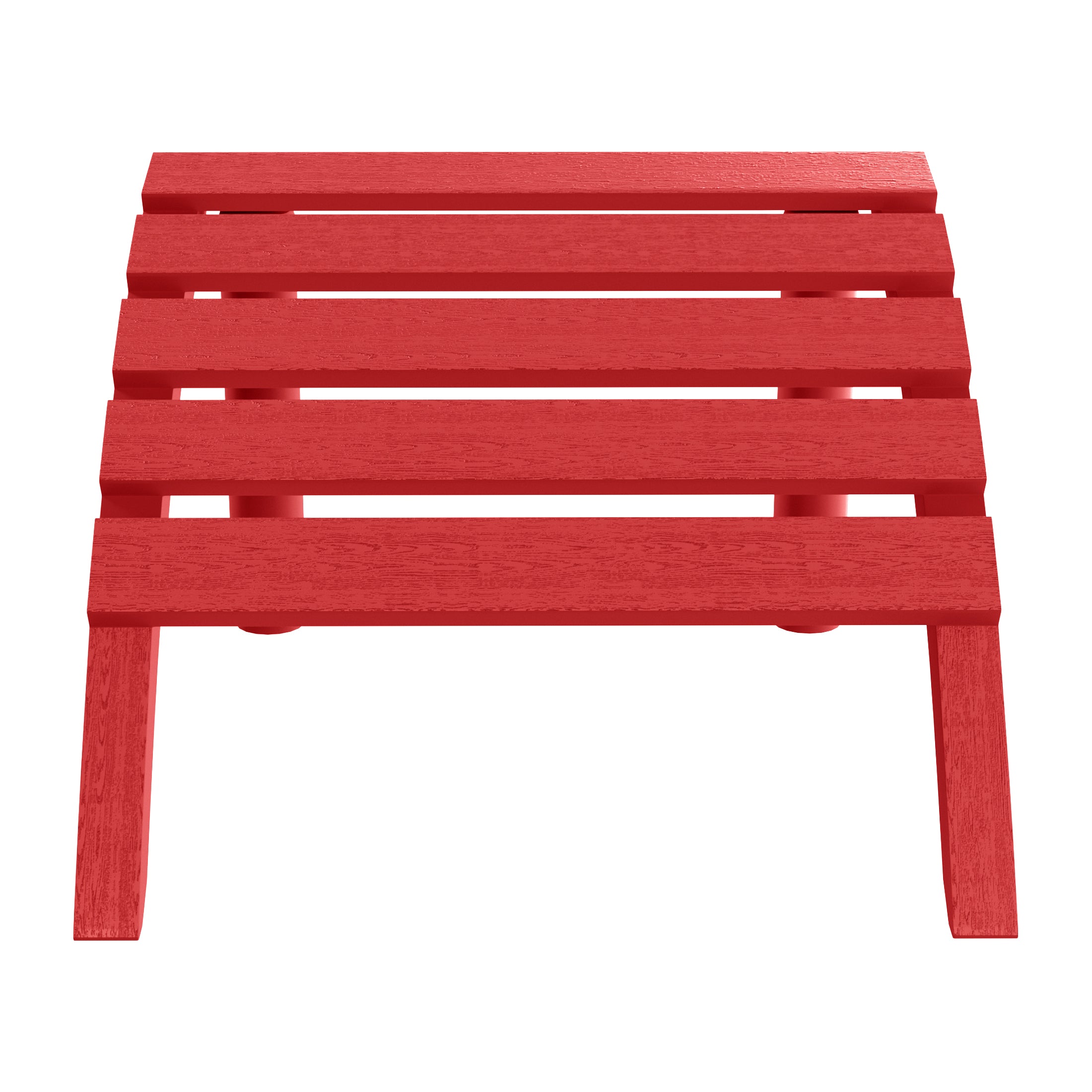 Azura Outdoor Patio HDPE Adirondack Ottoman Footrest