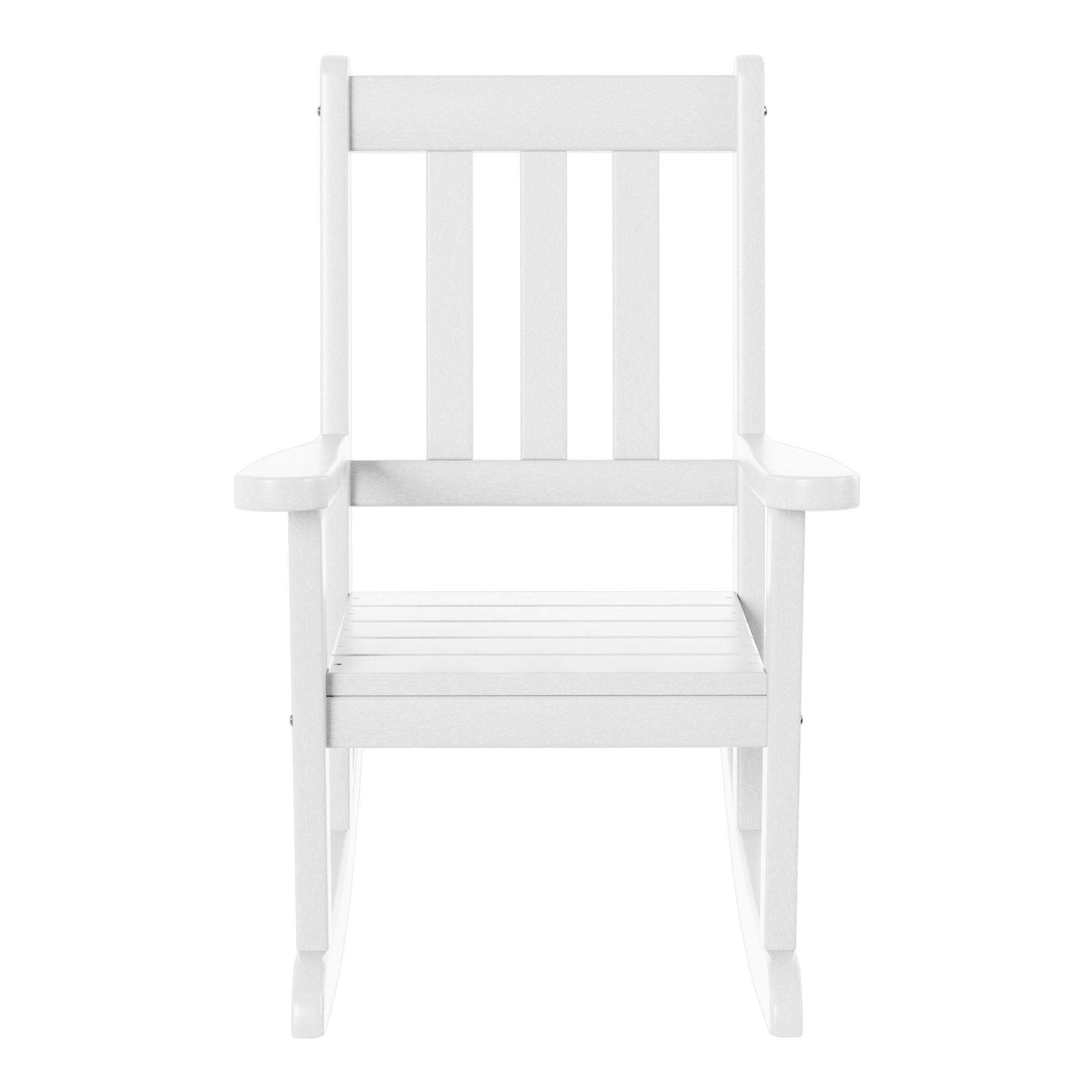 Malibu Outdoor HDPE Plastic Preschool Toddler Rocking Chairs (Set of 2)