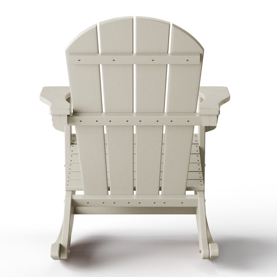 Malibu 2 piece set Outdoor / Patio Poly Adirondack rocking chairs ( 2 seater )