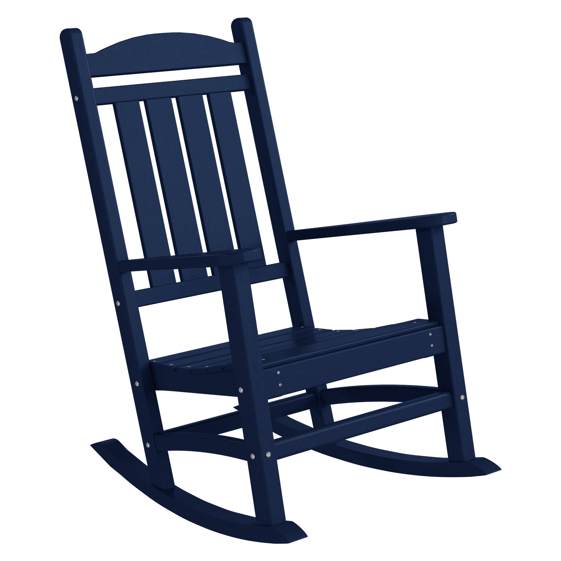 Malibu 5-Piece HDPE Outdoor Patio Furniture Couch and Rocking Chair Set
