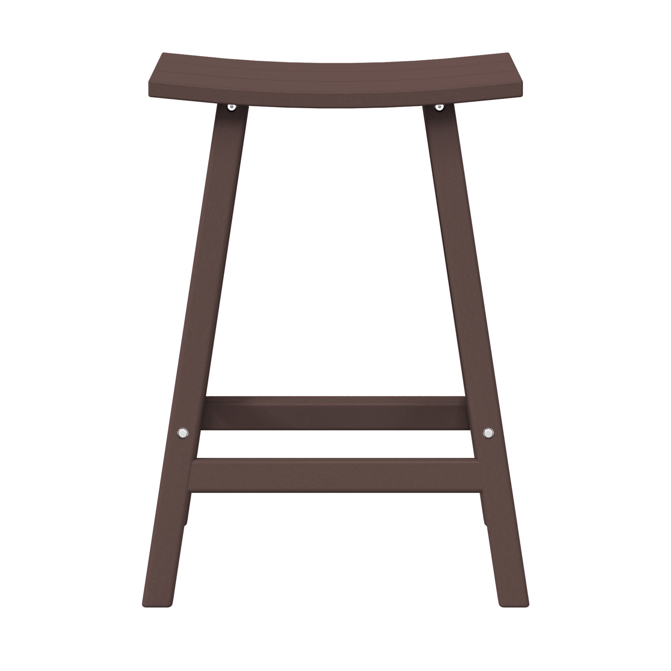 Malibu 24" HDPE Outdoor Patio Counter Height Bar Stool