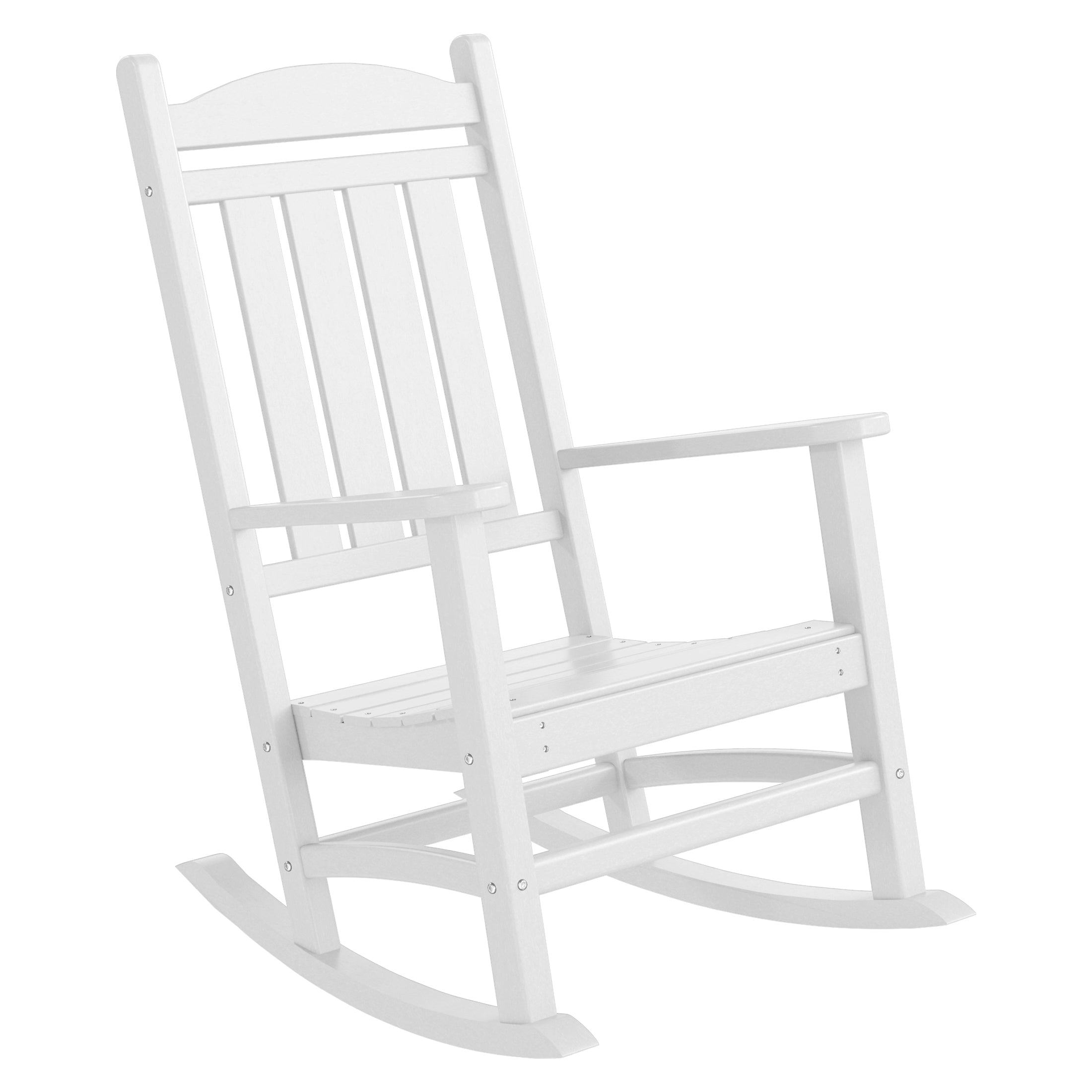 Malibu 5-Piece HDPE Outdoor Patio Furniture Couch and Rocking Chair Set